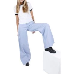 New 🧨 Red Valentino 👩 Womens Twill Wide Leg Pants ❤️ -GUNAS New York Elegant Store 0d1d59cebf0c42629d6f8cefb234b61c 1080x