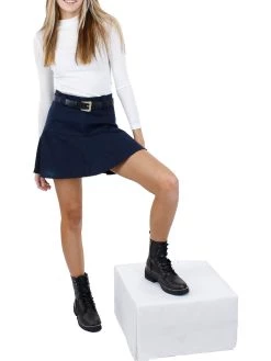 Outlet ๐ฅ Red Valentino ๐ฉ Womens Twill Mini Flounce ๐ Skirt ๐