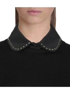 Promo 🌟 Red Valentino 👩 Womens Silk Button Front Collar ⭐