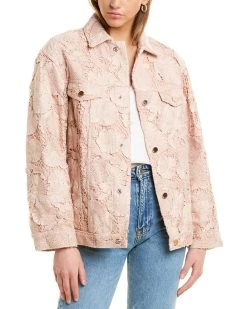 Cheap ✔️ women RED Valentino Lace Jacket 🔥