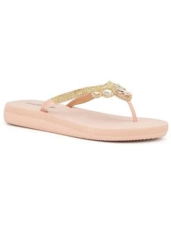 Wholesale ๐ Olivia Miller ๐ฉ Womens Rhinestone Toe-Post Thong ๐ฉด Sandals โ๏ธ