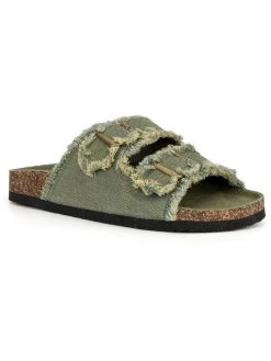 Deals 👏 Olivia Miller 👩 Womens Canvas Slip On Footbed 🩴 Sandals 😀 -GUNAS New York Elegant Store 589dd89e23054ff0b202697c400bebd0 1080x