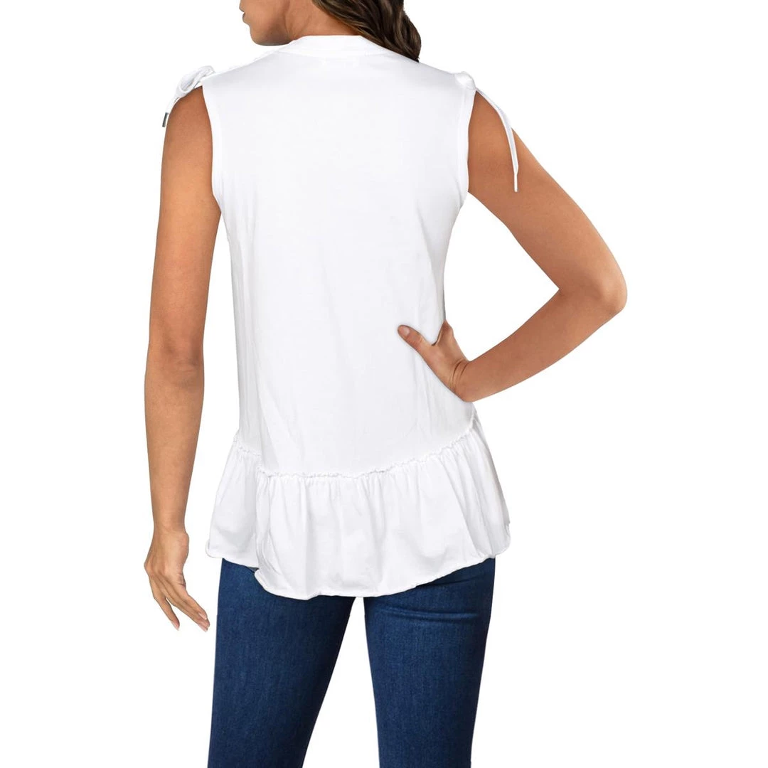 Buy โญ Red Valentino ๐ฉ Womens Lace-Up Sleeveless Pullover Top ๐คฉ 4 Buy โญ Red Valentino ๐ฉ Womens Lace-Up Sleeveless Pullover Top ๐คฉ - Image 2