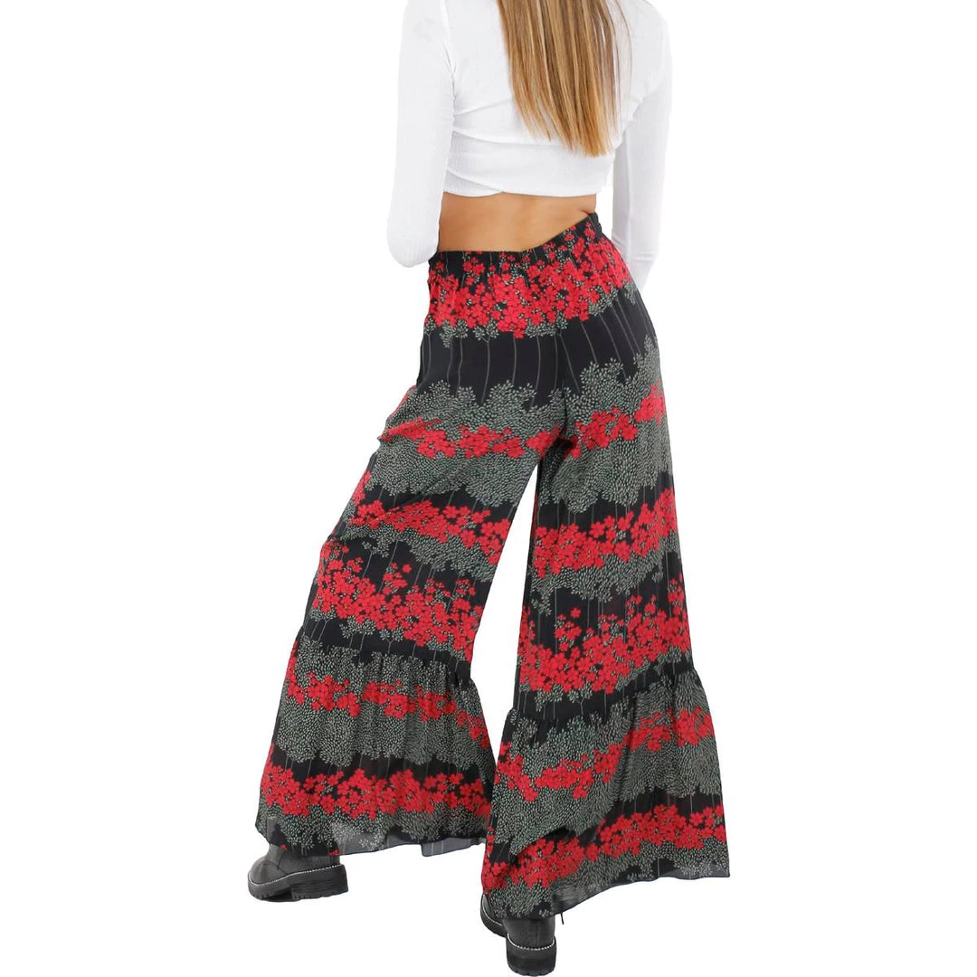 Best Pirce ๐ Red Valentino ๐ฉ Womens Silk Floral Print Palazzo Pants ๐ฅ 4 Best Pirce ๐ Red Valentino ๐ฉ Womens Silk Floral Print Palazzo Pants ๐ฅ - Image 2