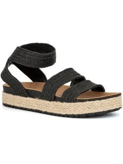 Outlet ๐ Olivia Miller ๐ฉ Womens Open Toe Slingback Flatform ๐ฉด Sandals ๐