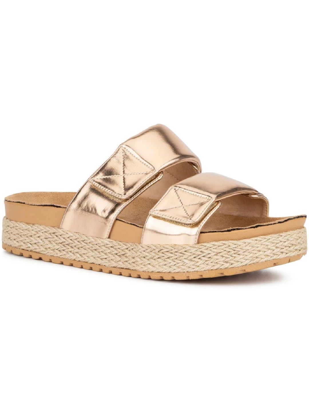 Discount ๐ Olivia Miller Palm Cove ๐ฉ Womens Faux Leather Slip-On Platform ๐ฉด Sandals โญ 7 Discount ๐ Olivia Miller Palm Cove ๐ฉ Womens Faux Leather Slip-On Platform ๐ฉด Sandals โญ - Image 5