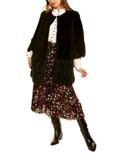 Best Pirce ⌛ women RED Valentino Plush 🧥 Coat ✨