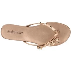 Brand new 🤩 Olivia Miller 👩 Womens Faux Leather Studded Thong 🩴 Sandals 💯 -GUNAS New York Elegant Store d5424a6eec2941cfa04ba642cda945ec 1080x