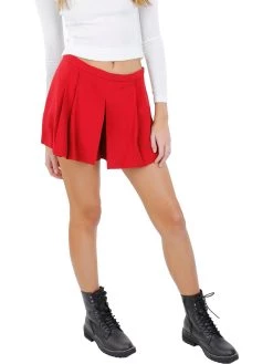 Discount 👍 Red Valentino 👩 Womens Pleated 👗 Dress Shorts 🎁