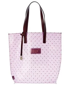 Buy 👏 women RED Valentino Joy2Go PVC & Leather Tote 👏