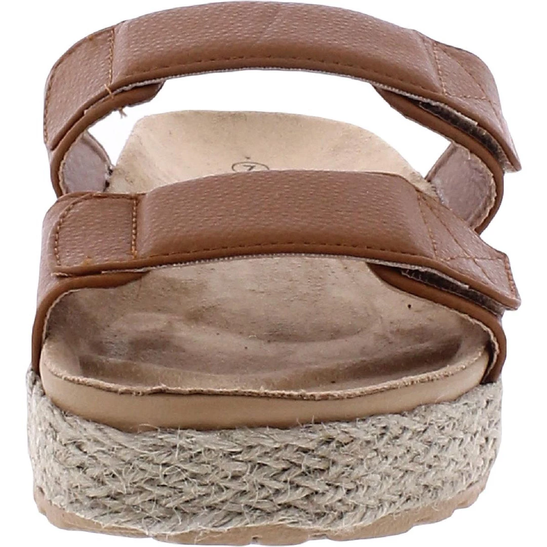 Discount ๐ Olivia Miller Palm Cove ๐ฉ Womens Faux Leather Slip-On Platform ๐ฉด Sandals โญ 5 Discount ๐ Olivia Miller Palm Cove ๐ฉ Womens Faux Leather Slip-On Platform ๐ฉด Sandals โญ - Image 3