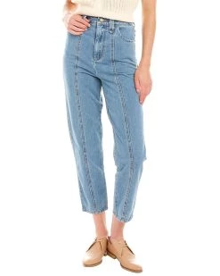 Coupon ✨ women The Fifth Label Demure Mid Blue Straight Jean ✔️
