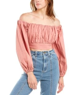 Flash Sale 🎉 women The Fifth Label Fluer Linen-Blend Top 🔥